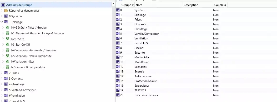 Programmation KNX avec ETS