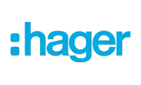 Logo de la marque de knx - Hager